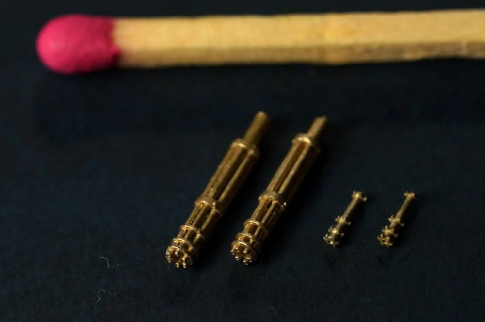 Miniworld 1/72 M134 Minigun barrels, early version (2 pieces) 