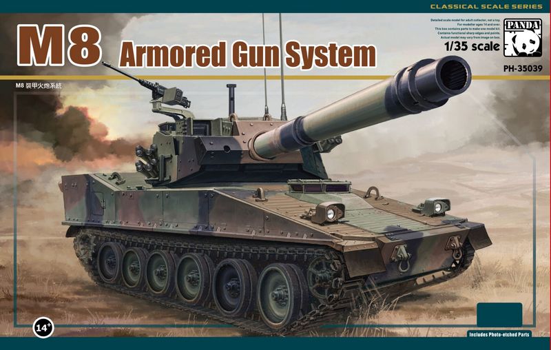 Panda 1/35 XM-8 americký lehký tank